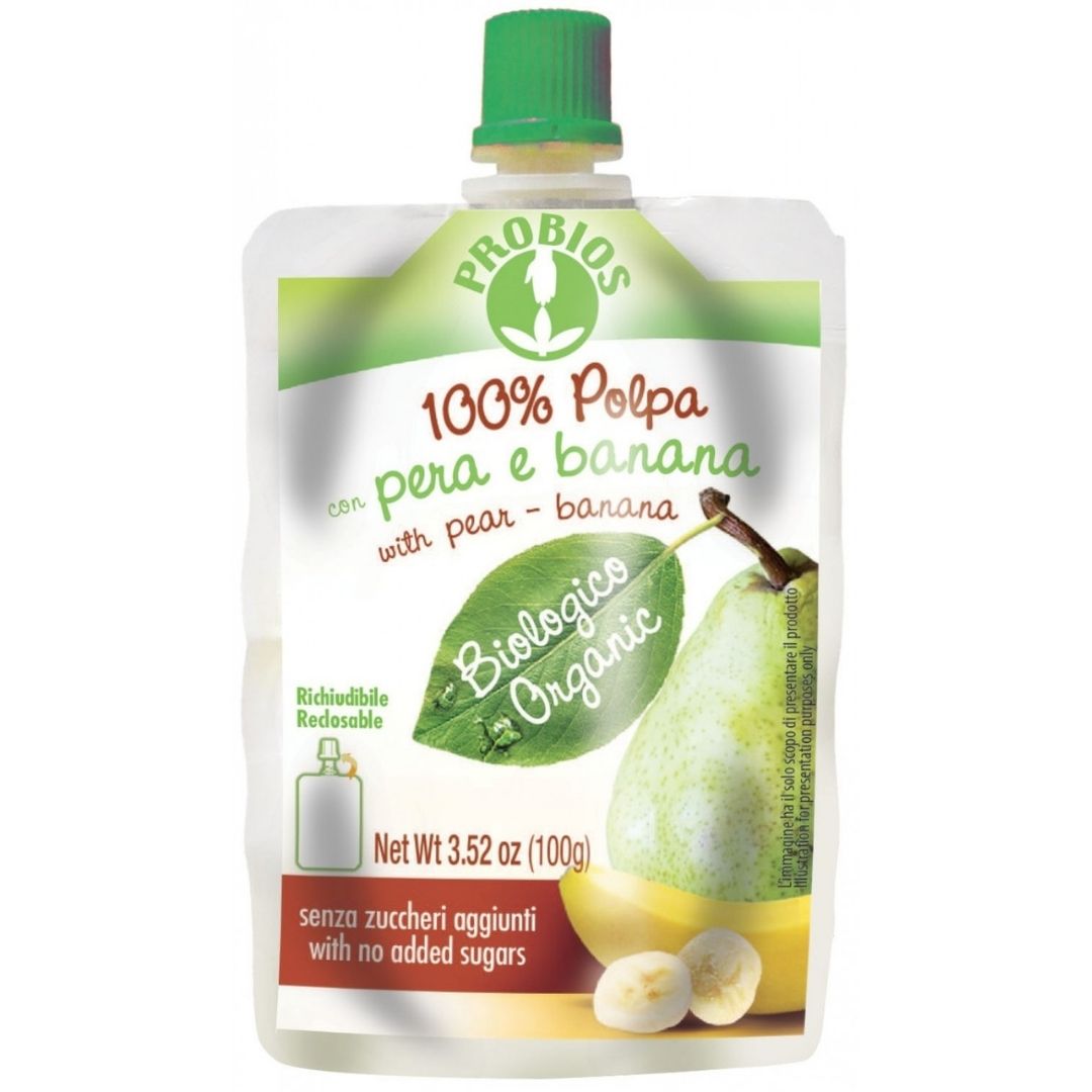 DOYPACK POLPA PERA E BANANA 100G